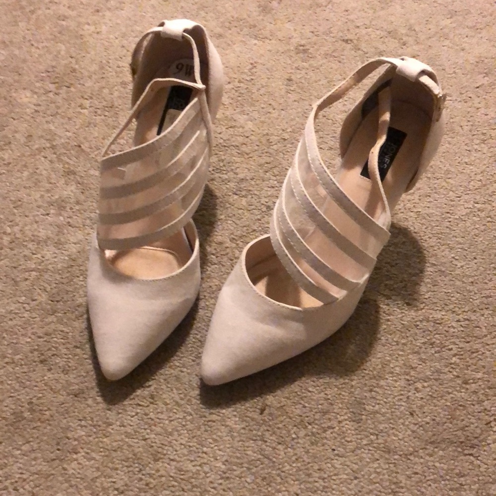 Cream heels